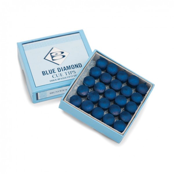 Blue diamond cue tips 100 box 10MM