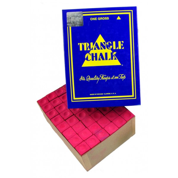 Triangle chalk 144 gross 5 pack Red